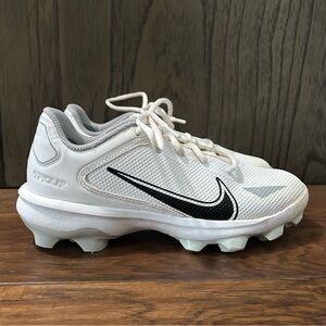 NIKE Boys Cleats 3.5Y Mike Trout White Baseball